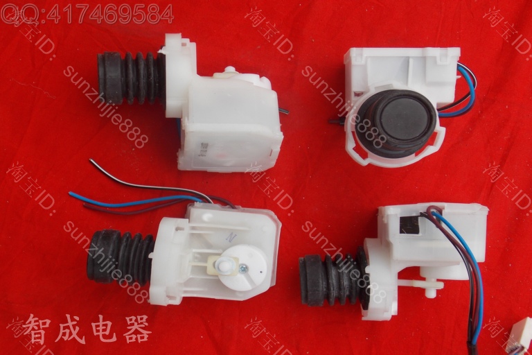 海儿洗衣机一体化电动牵引器排水阀芯组件 3线开关型 家电配件