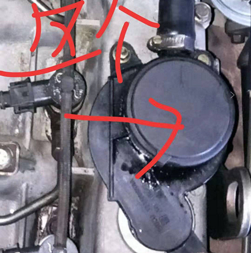 适用江苏九龙大马牌商务海格大海狮沃尔福4D28发动机曲轴箱通风阀