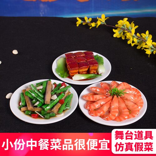 仿真菜品舞台假菜模型老人餐道具