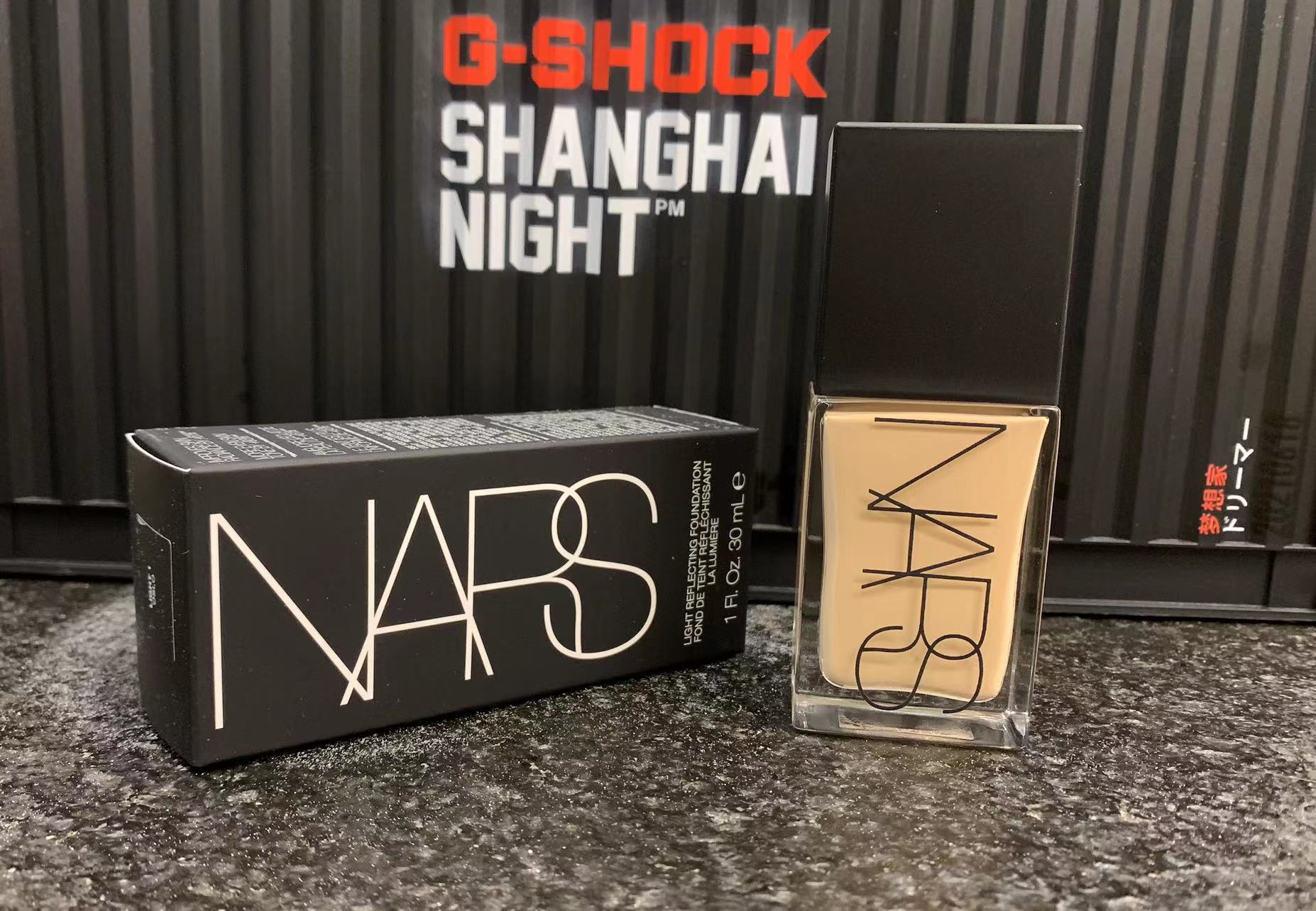 Nars纳斯超方瓶粉底液小样试色流光美肌持妆遮瑕滋润养肤肖战同款