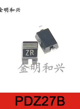 PDZ27B 丝印ZR 进口全新原装 贴片二极管 SOD-323 电子元器件