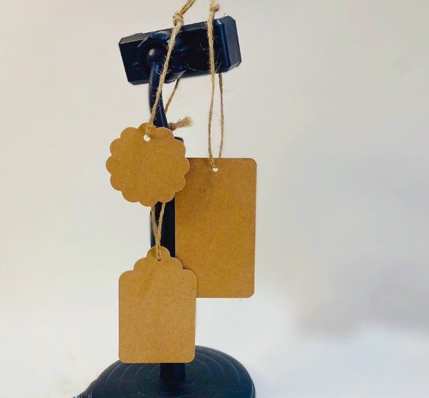 酒标签吊牌泡酒标签贴纸自制青梅酒酒标签贴纸手写牛皮纸空白卡片