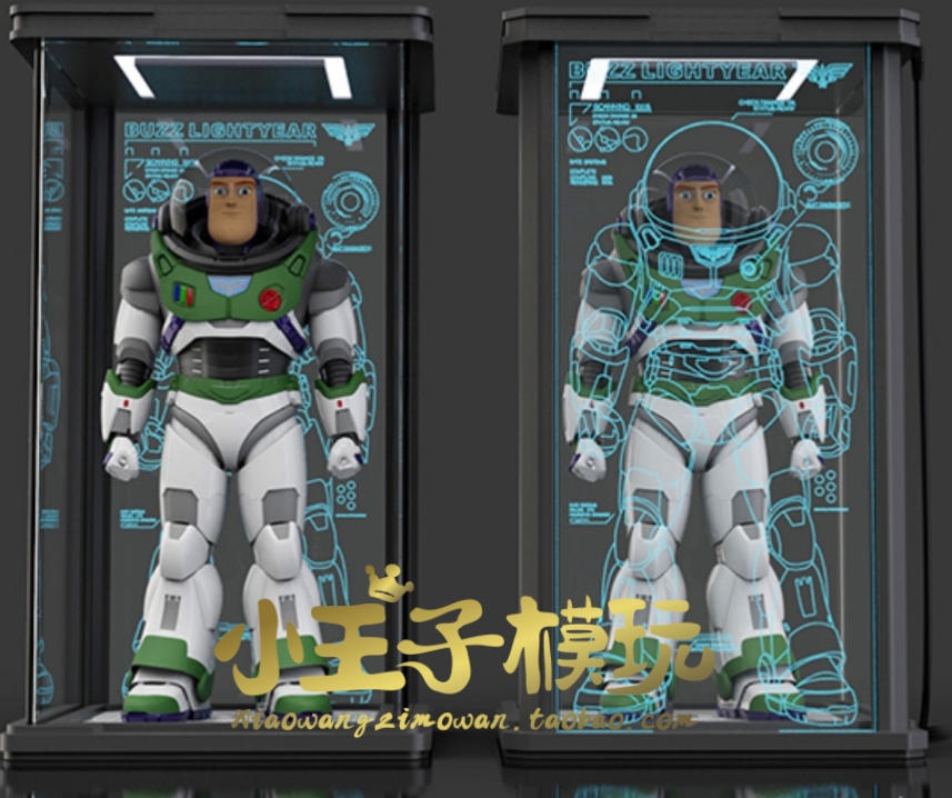 toys-box泡泡玛特巴斯光年展示盒