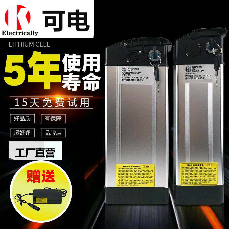 电动车锂电池48v银鱼款海霸款锂电池48v10ah锂电池48v20ah锂电池