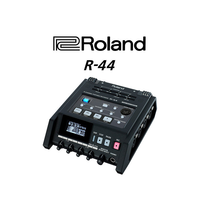 Roland R-44 罗兰4通道4路外景影视电影户外广告录音机选配背包