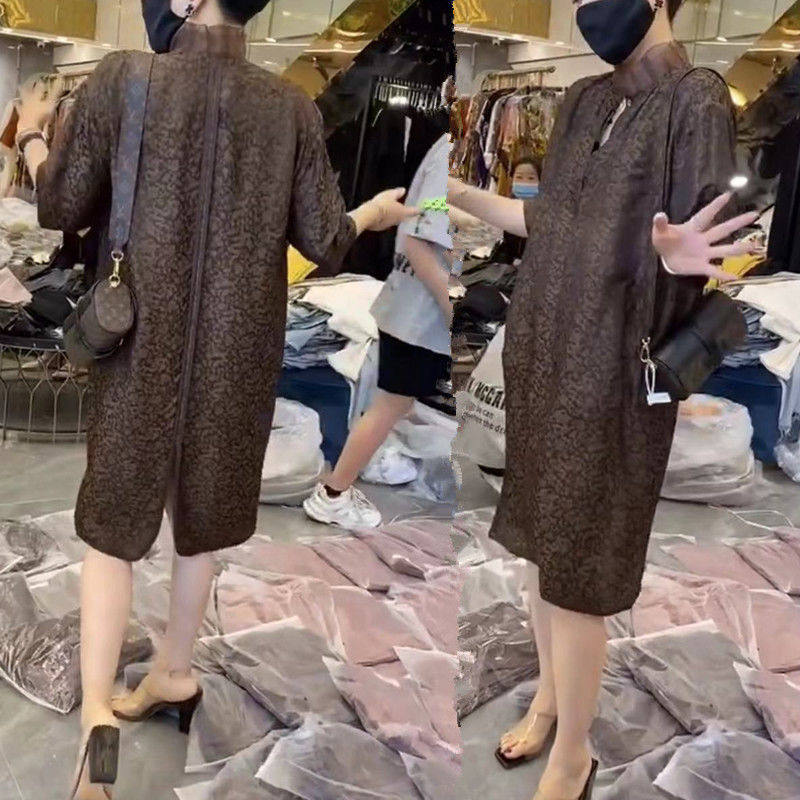 英国cherrykoko发夏季新款时尚连衣裙中长款宽松显瘦女潮