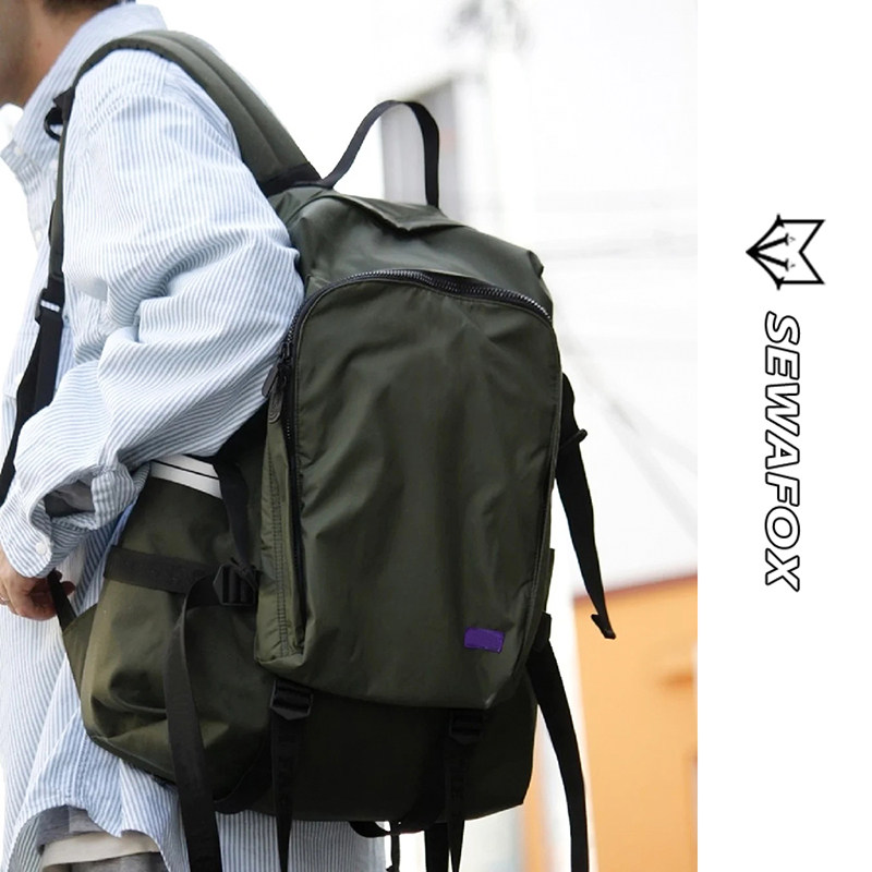 男士双肩包2026新款旅行户外防水书包男大学生高颜值男款电脑背包