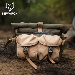 户外单肩摄影包斜挎包男士背包防水邮差包复古便携相机包收纳包男