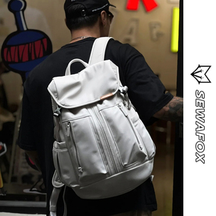 背包男双肩包户外机能大容量多功能男士商务出差17寸电脑旅行包