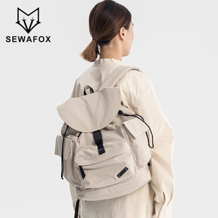 书包女生2026新款上班通勤双肩包男女旅游轻便高颜值女士防水背包