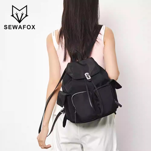双肩包女上班通勤新款户外旅游旅行轻便简约大学生上课书包小背包