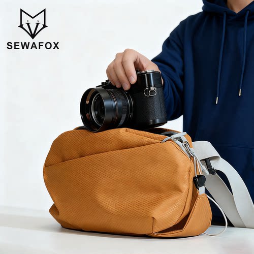 SEWAFOX超轻可放水杯雨伞斜挎包