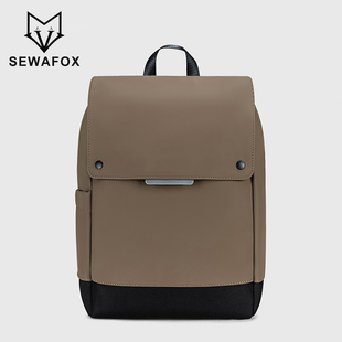 双肩包男上班通勤背包女2026新款电脑包皮质时尚防水轻便学生书包
