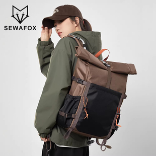 户外双肩包旅行运动休闲包登山徒步大容量背包男士 电脑包书包男生