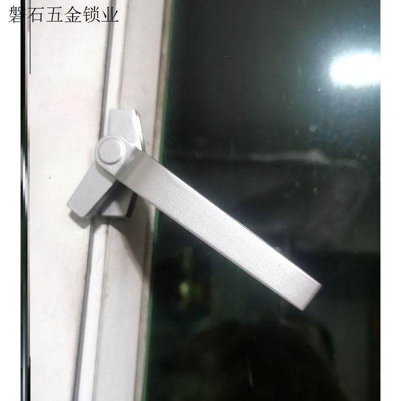 38型铝合金门窗执手七字执手高脚平开窗户把手上下悬窗拉手推拉.