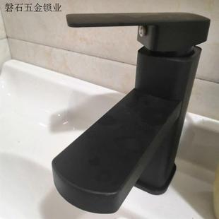 家用单孔水龙头洗脸盆浴室龙头不锈钢家用防溅水槽龙头冷热水双.