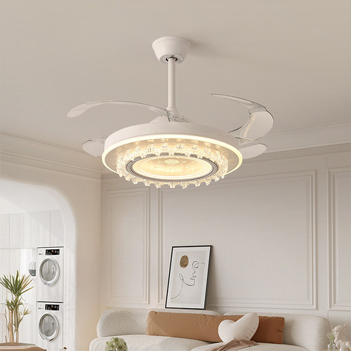 客厅变频声控隐形风扇灯5年质保