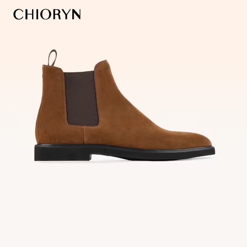 跑车楦真皮切尔西靴chioryn青润