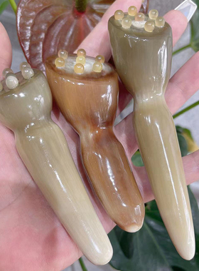 刮痧面部美容全身通用天然牛角