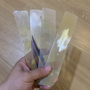 宜兴紫砂工具宜兴紫砂壶身壶嘴把抛光用修薄修亮牛角刮片