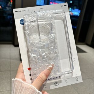 简约时尚贝壳纹适用荣耀magicv6手机壳新款magicv6折叠屏带前框全包防摔保护套v6网红高级感超薄透明炫彩外壳