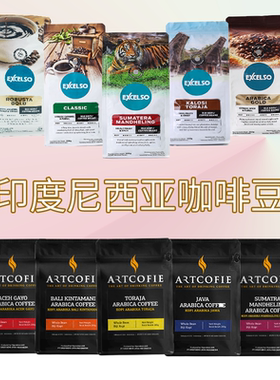 印尼原装进口阿拉比卡罗布斯塔曼特宁巴厘岛亚齐伽佑TORAJA咖啡豆