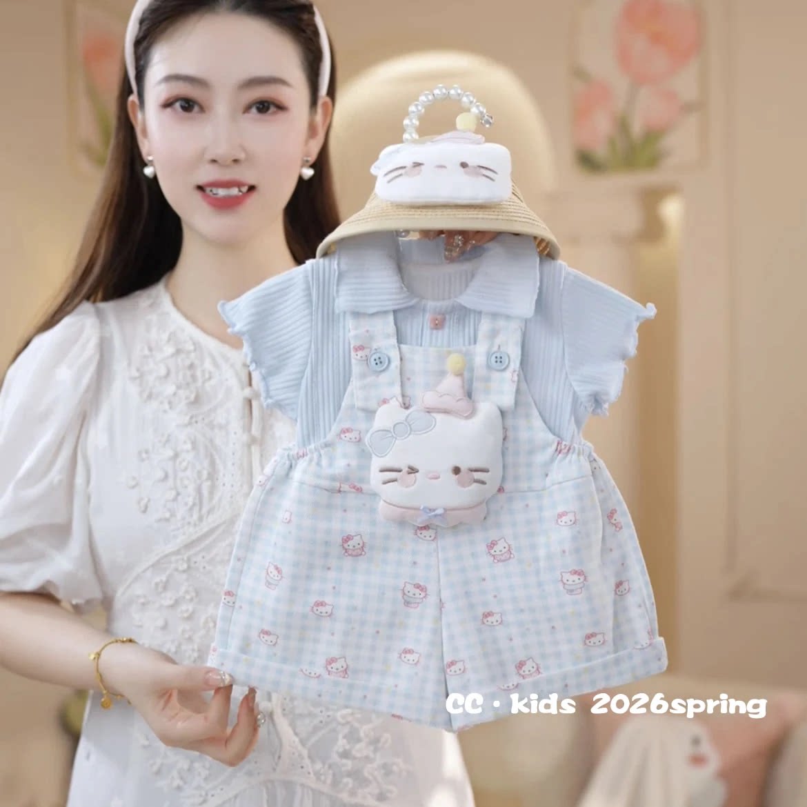 女童套装夏季新款婴儿童装洋气1岁女宝宝夏装女孩衣服2小童两件套