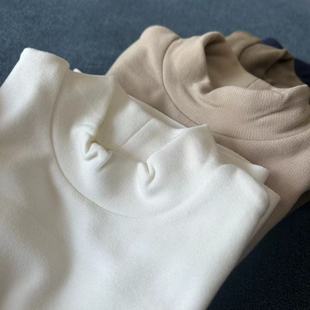 340G中厚真德绒 糯叽叽 秋冬保暖半高领打底衫 盲入系列儿童款