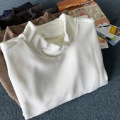 一件过冬 460g特厚 真德绒 男半高领秋冬保暖打底 0.9超细晴纶