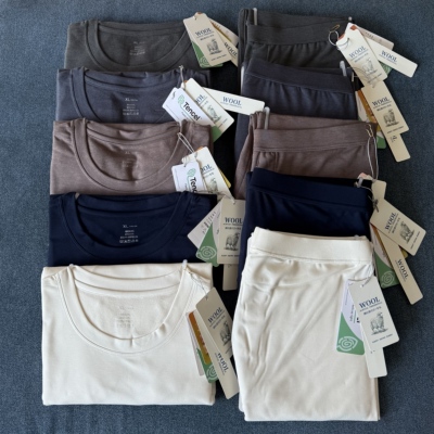 【今年王者！家属自留！】100S兰精莫代尔羊毛腈纶磨毛轻暖男套装