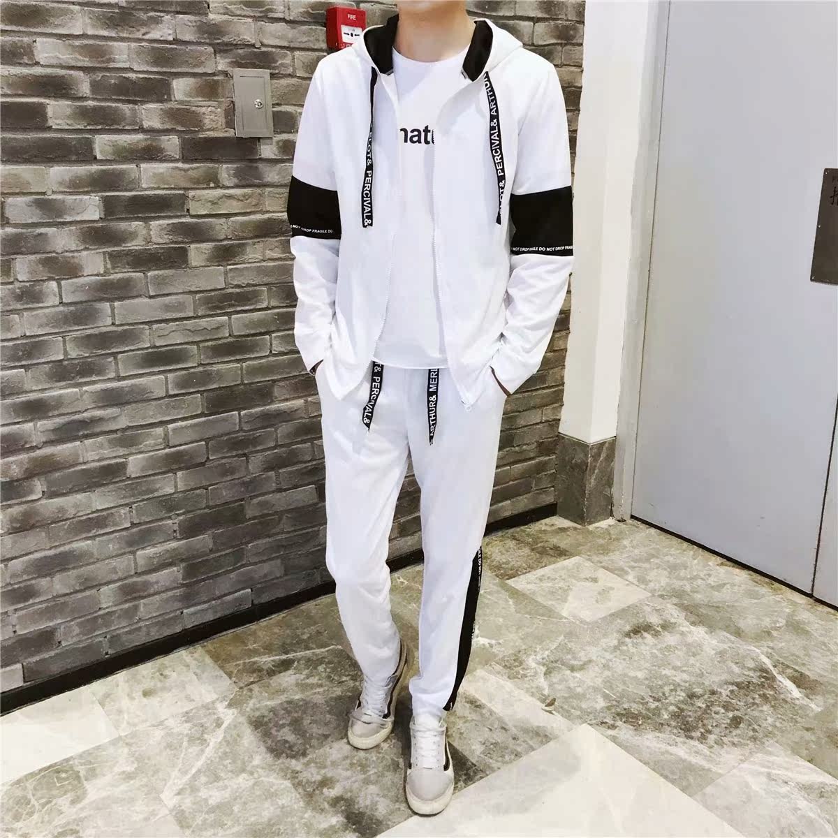 Men's sweater Hooded Spring and autumn season 2018 new pattern man leisure time Sports suit Korean Edition Trend clothes men's wearin the Men's clothing, Sweater  category - from Buy2taobao.com to provide professional Taobao agent buy service