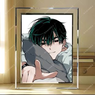 异形舞台周边水晶相框ivan伊凡照片立牌摆件送朋友礼物现货可定制