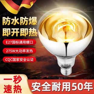 德国浴霸灯泡取暖灯275W防水防爆led中间照明壁挂式卫生间老灯暖