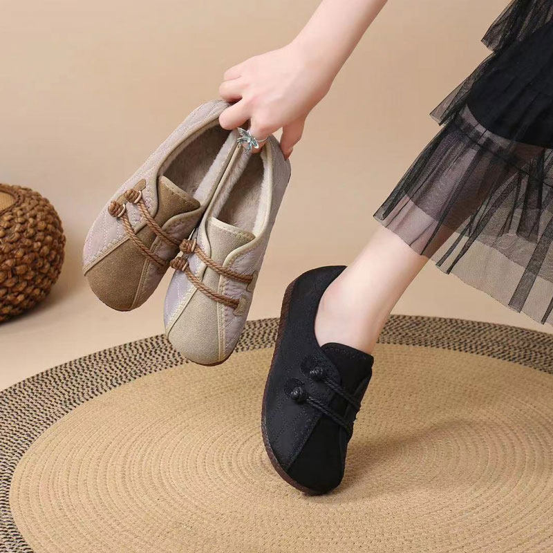 老北京布鞋女新款妈妈孕妇防滑软底软面加绒保暖豆豆鞋牛筋底,女鞋,乐福鞋（豆豆鞋）,淘宝优惠券,粉丝福利购,淘宝优惠卷