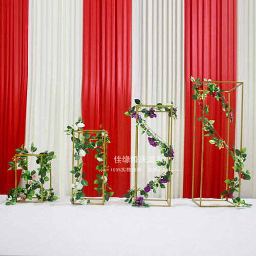 新款婚庆道具铁艺几何路引