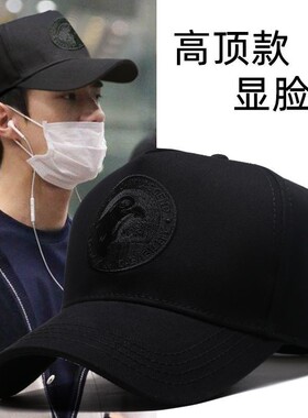 高顶大号帽子男时尚四季休闲男帽