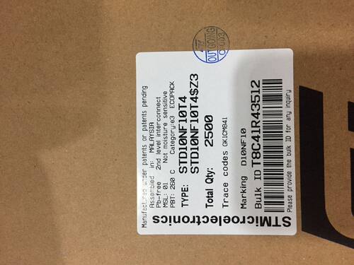 STD10NF10T4  D10NF10  10NF10  SOT-252 进口原装正品