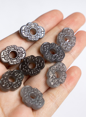 玉石天然和田玉如意纹男女