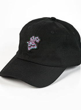 BLADE CLUB夏威夷六片帽 Hawaii neon cap（黑色）