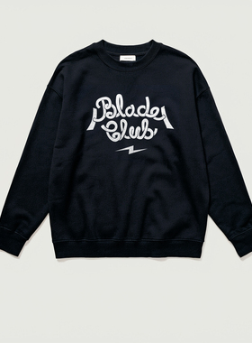 BLADE CLUB 标准logo长袖卫衣