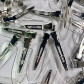 奶油胶发夹配饰扭扭棒无痕鸭嘴夹diy自制手作材料儿童手工夹子