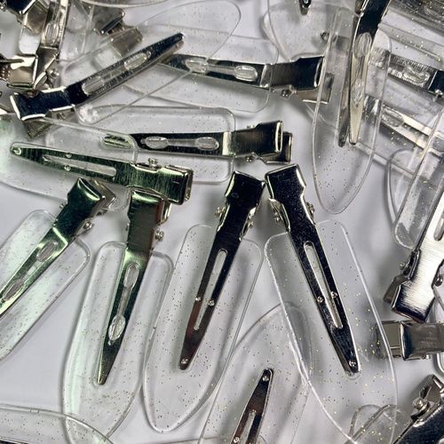 奶油胶发夹diy扭扭棒鸭嘴夹