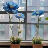 Большой шкальный бумажный арт -полюс шероховатый алюминиевый пластиковый труб