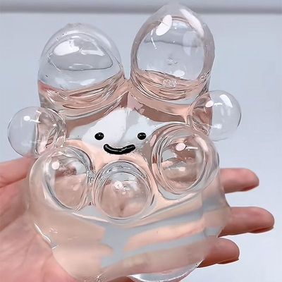 透明水晶兔子打泡泡捏捏抖音同款