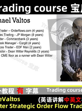 MikeValtos Master Strategic Order Flow Trading(中英文字幕)