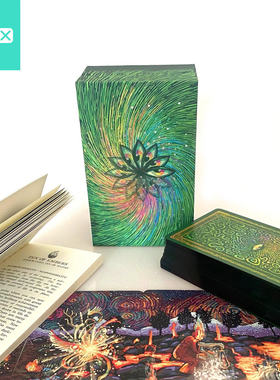 【现货】进口正版 绿色棱镜科斯玛宇宙神谕卡塔罗牌Cosma Visions