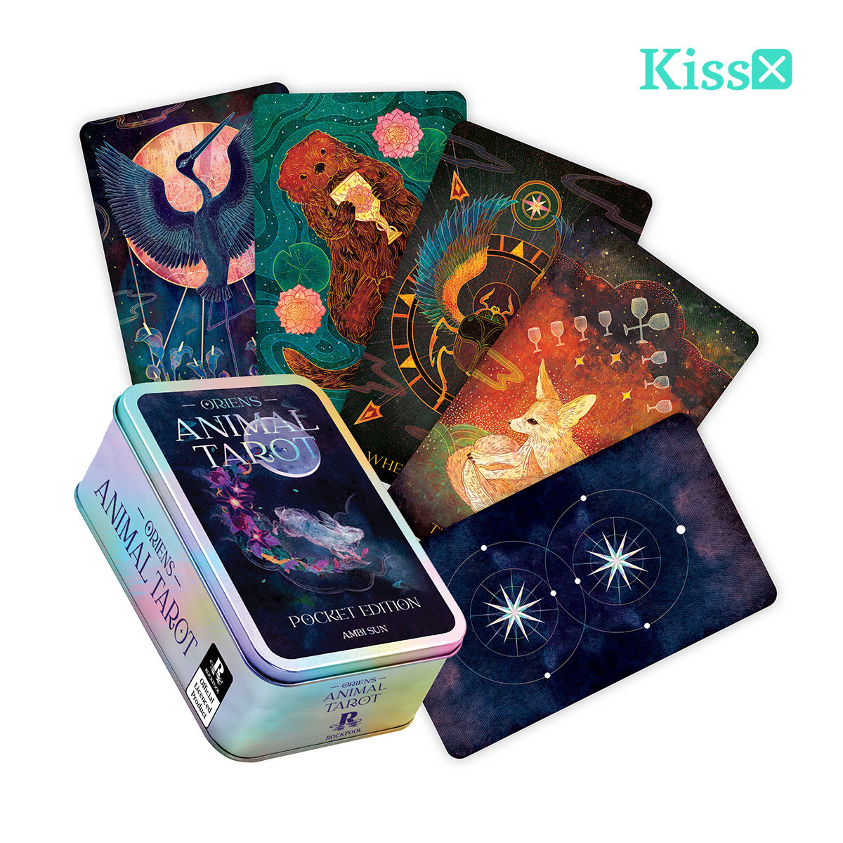 【现货】进口正版黎明动物塔罗牌铁盒版Oriens Animal Tarot Tin
