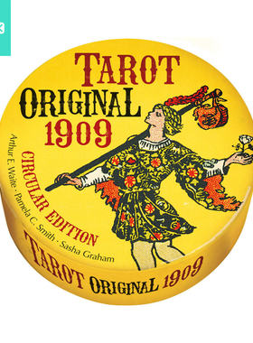 【现货】原装正版 原始韦特1909塔罗牌Tarot Original 1909圆形版