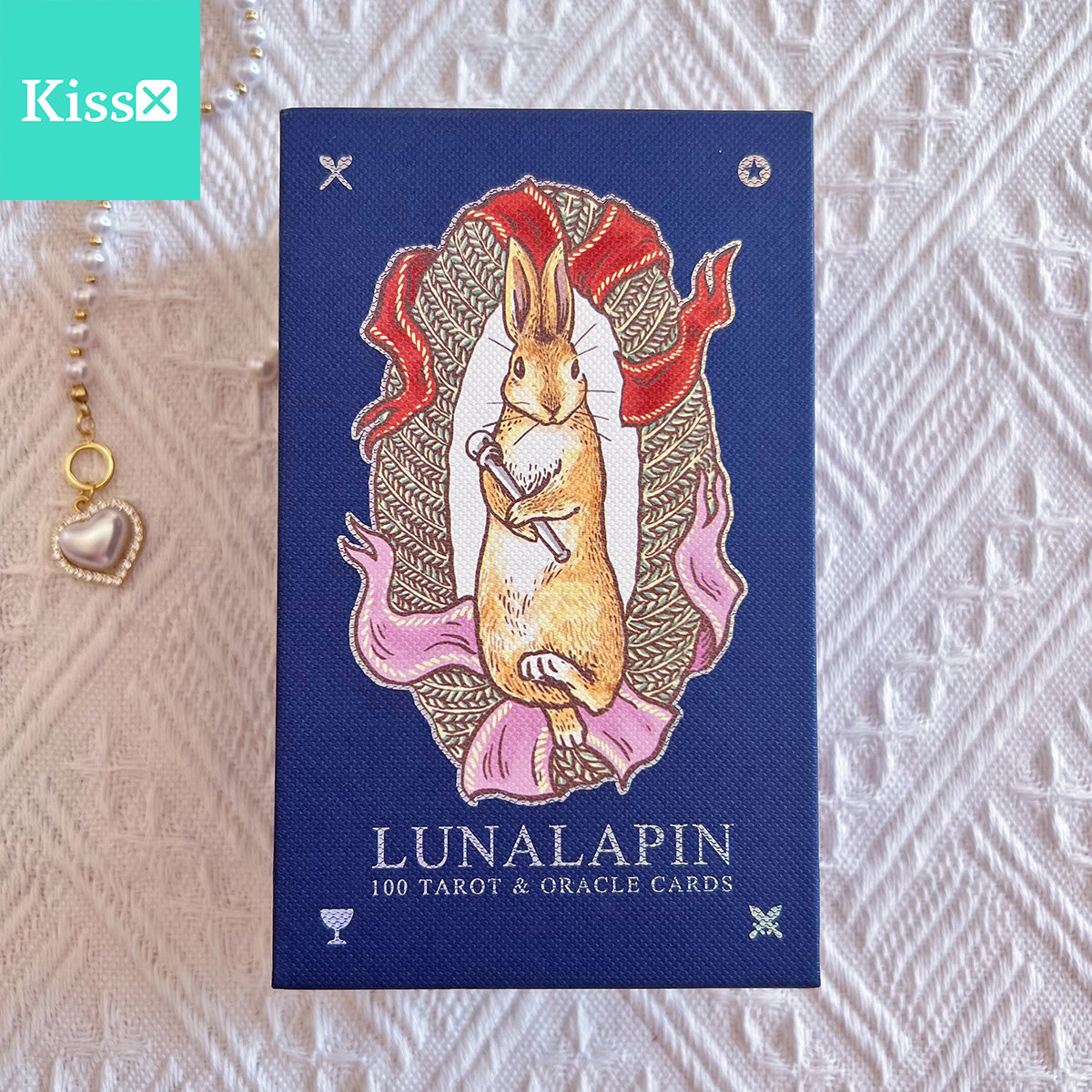 进口月下兔子塔罗牌镭射版
