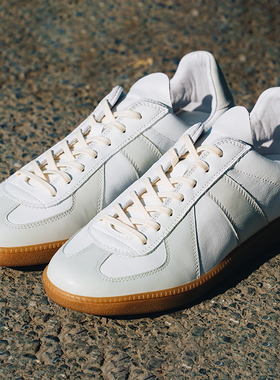 Milchbart纪念款复古德军GAT德训鞋男小牛皮真皮原版日系休闲男鞋